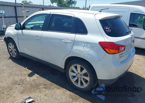 2015 Mitsubishi Outlander Sport Es из США, поврежденный, VIN 4A4AP3AW4FE032958